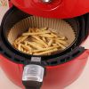 25/50pcs Air Fryer Disposable Paper Liner Non-stick Round Baking Steamer Paper Mats Home Kitchen Airfryer Food Basket Liner Mat - 25pcs white(opp bag)