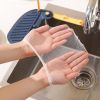 2pcs Kitchen Sink Drain Rack With Filter Multi-Functional Triangular Sink Rack Disposable Kitchen Waste Filter - Green