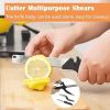 1pc 2-in-1 Smart Kitchen Knife and Vegetable Cutter - Perfect for Effortless Preparation of Vegetables and Fruits - Stainless Steel