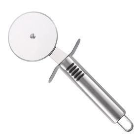 Stainless Steel Striped Kitchenware 9-piece Color Box. (Option: Pizza cutter)