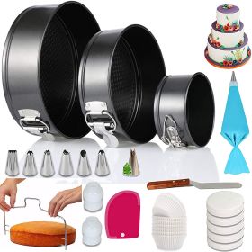 100 piece adjustable bottom non stick baking tray set (Option: 100piece set)