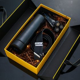 Men's High-end Business Gift Vacuum Cup Package Shaver (Option: K Style-Gift Box Gift Bag)
