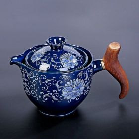 Household Large Capacity Automatic Rotation Tea Set Teapot (Option: Zhengba Single Pot)